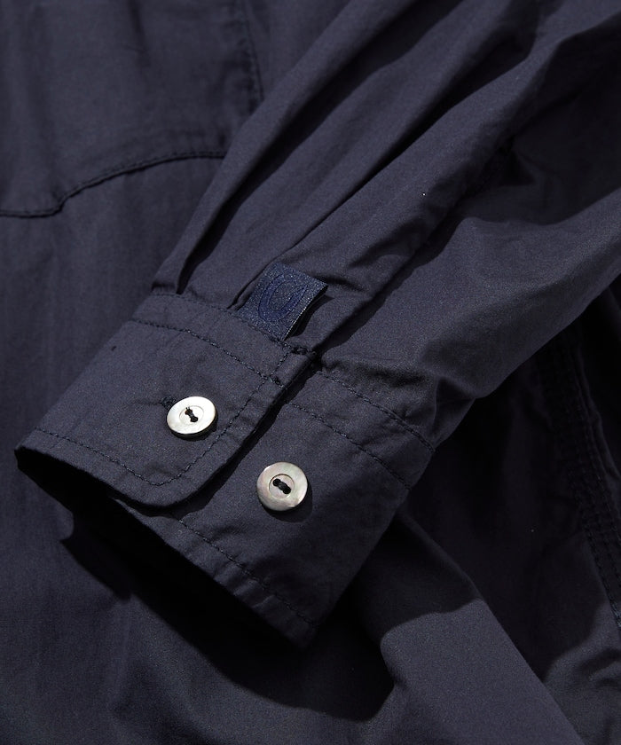CAHLUMN Magazine Pocket Broadcloth Open Collar Shirt口袋寬版開領襯衫