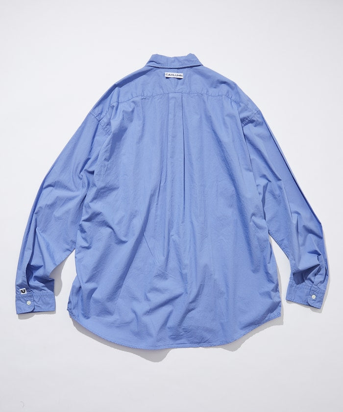 CAHLUMN Magazine Pocket Broadcloth B.D Shirt 口袋寬版襯衫