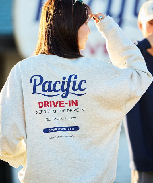 Pacific DRIVE-IN × FREAK'S STORE 限定款 寬版圓領大學
