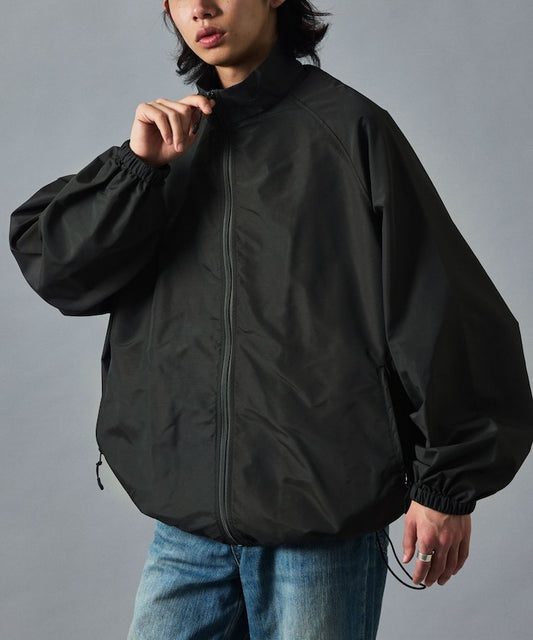 FREAK'S STORE 寬版立領尼龍拉鍊夾克外套
