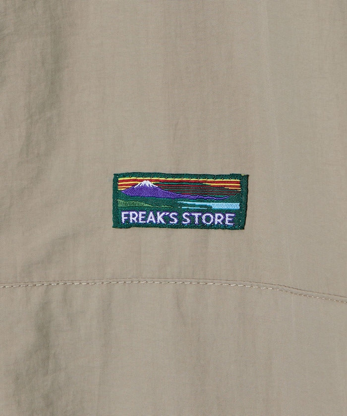 FREAK'S STORE 寬版尼龍連帽拉鍊外套 2025秋冬款