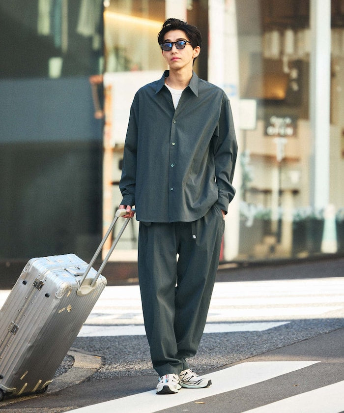 特價 FREAK'S STORE AiRide 寬版長袖襯衫