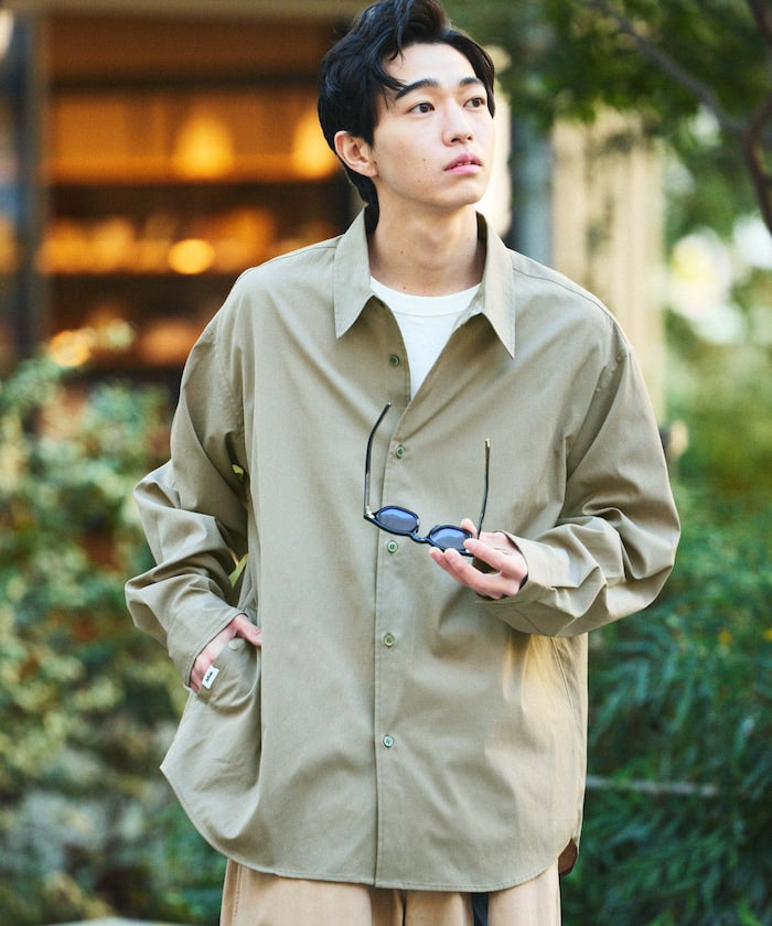 特價 FREAK'S STORE AiRide 寬版長袖襯衫