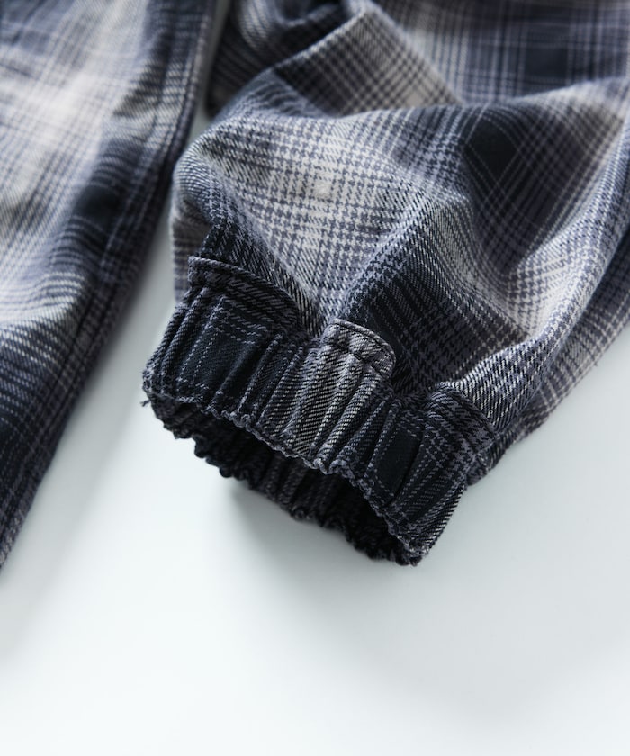 FREAK'S STORE 寬版漸層格紋拉鍊夾克外套