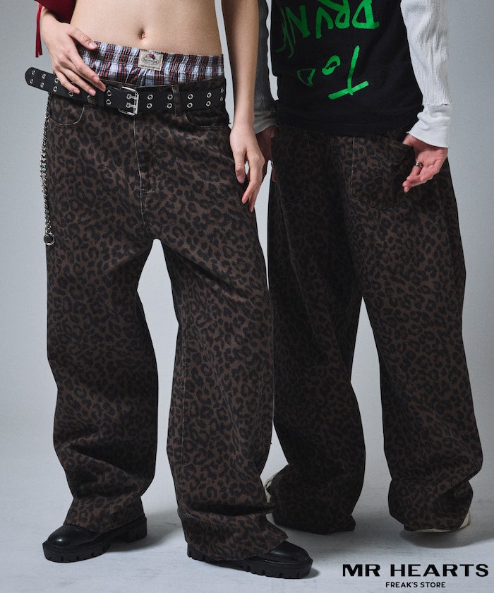 MR HEARTS VINTAGE WASH WIDE STRAIGHT DENIM 復古水洗牛仔褲