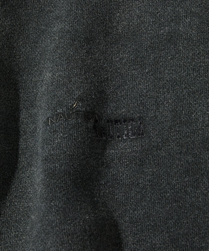 NAUTICA 漂染復古Logo圓領大學T上衣 Bleach Washed Hidden Logo Crewneck Sweatshirt