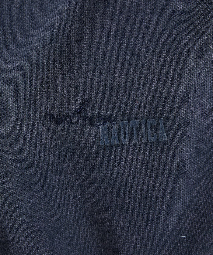 NAUTICA 漂染復古Logo圓領大學T上衣 Bleach Washed Hidden Logo Crewneck Sweatshirt
