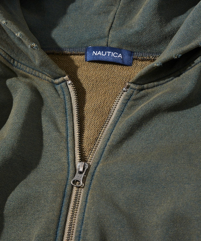 NAUTICA Mix Color 拉鍊連帽外套 Mix Color Indigo Sweat Zip Hoodie