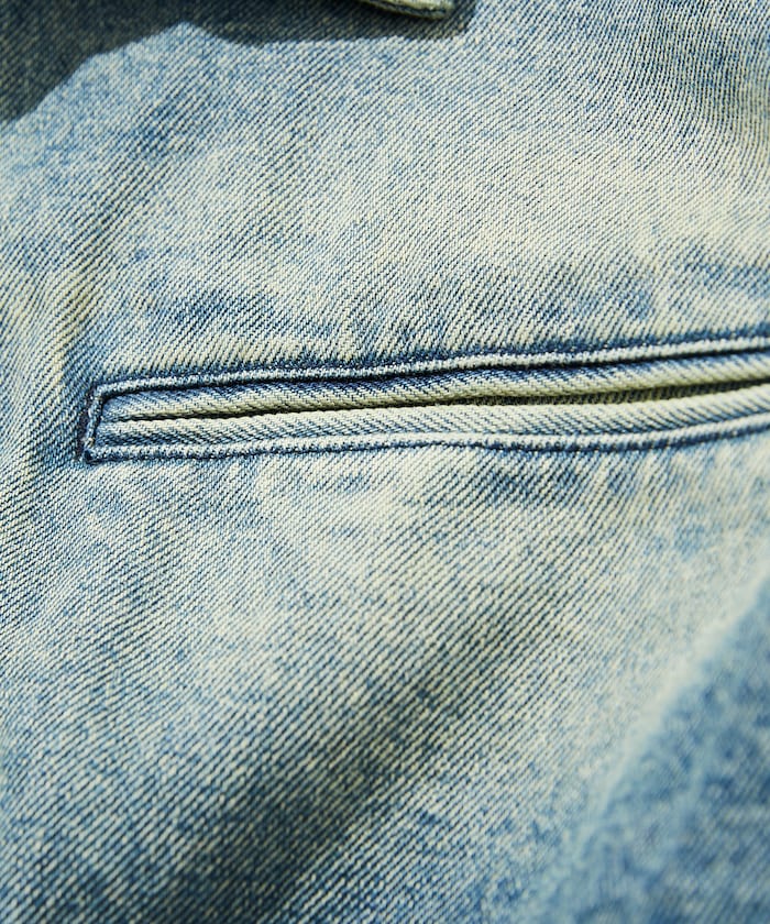 FREAK'S STORE 水洗加工牛仔丹寧短版外套