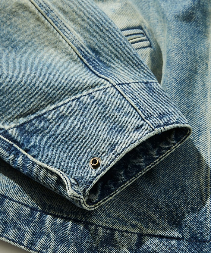 FREAK'S STORE 水洗加工牛仔丹寧短版外套