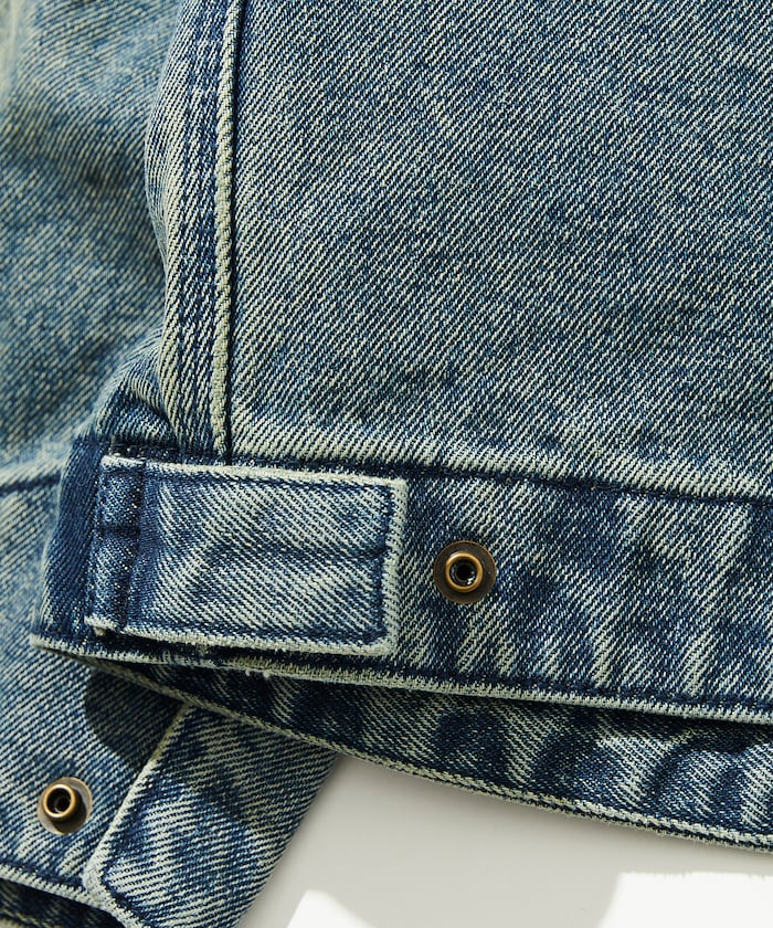 FREAK'S STORE 水洗加工牛仔丹寧短版外套