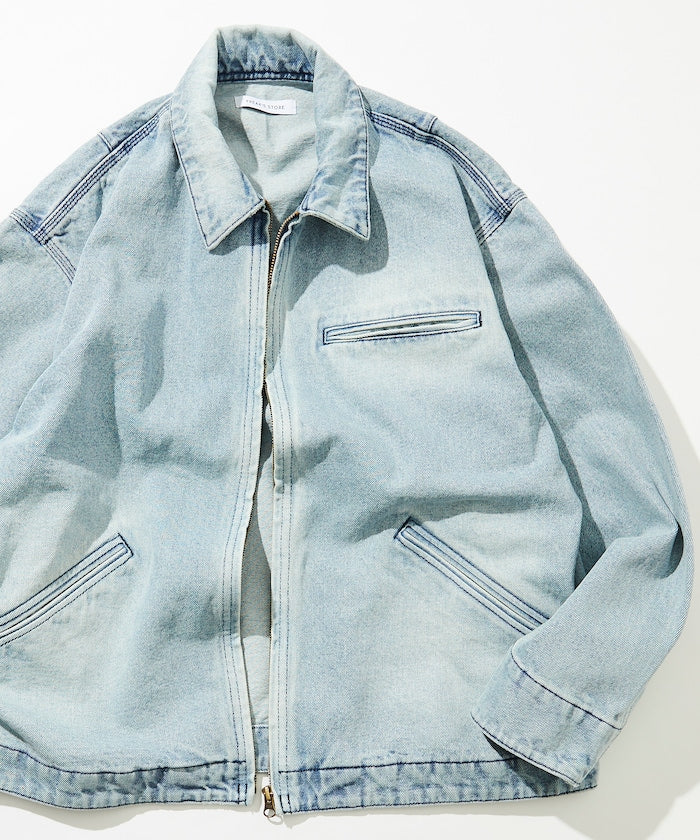 FREAK'S STORE 水洗加工牛仔丹寧短版外套