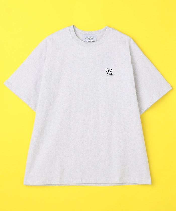 FREAK'S STORE × Matsui WARNING back print crew neck short 印花短袖T恤