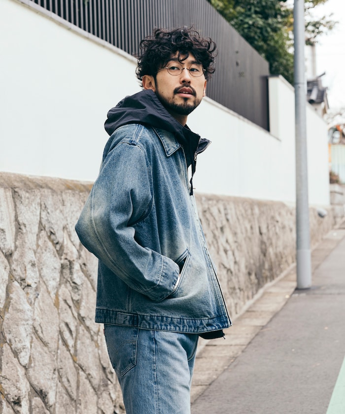 FREAK'S STORE 水洗加工牛仔丹寧短版外套