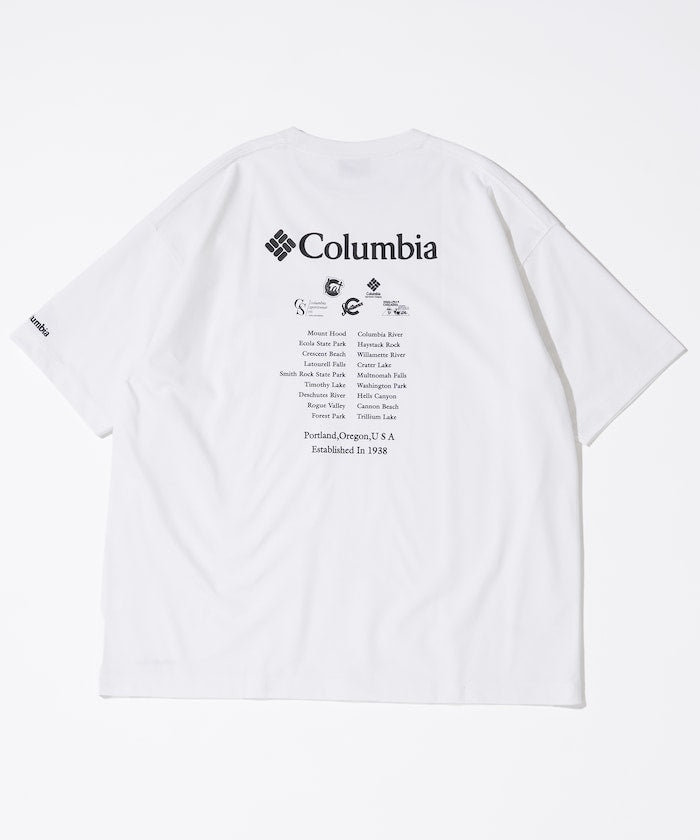 Columbia × FREAK'S STORE Imperial Park Word Graphic Back Print Crew Neck T-Shirt 印花圓領T恤