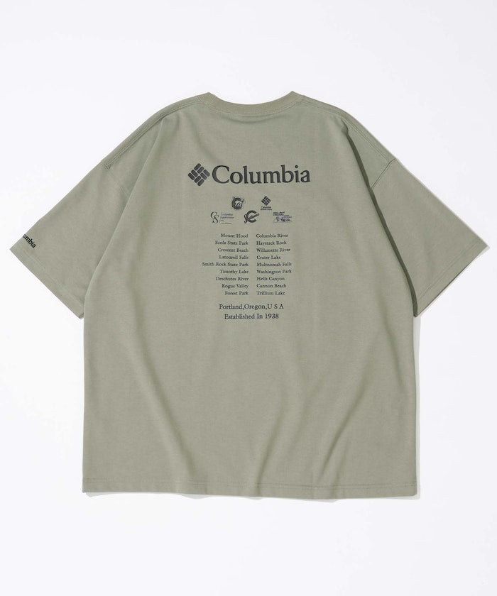 Columbia × FREAK'S STORE Imperial Park Word Graphic Back Print Crew Neck T-Shirt 印花圓領T恤