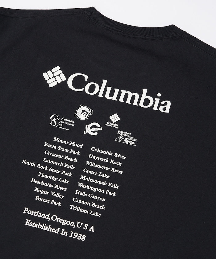 Columbia × FREAK'S STORE Imperial Park Word Graphic Back Print Crew Neck T-Shirt 印花圓領T恤