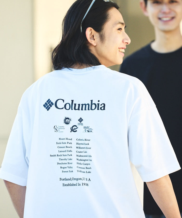 Columbia × FREAK'S STORE Imperial Park Word Graphic Back Print Crew Neck T-Shirt 印花圓領T恤
