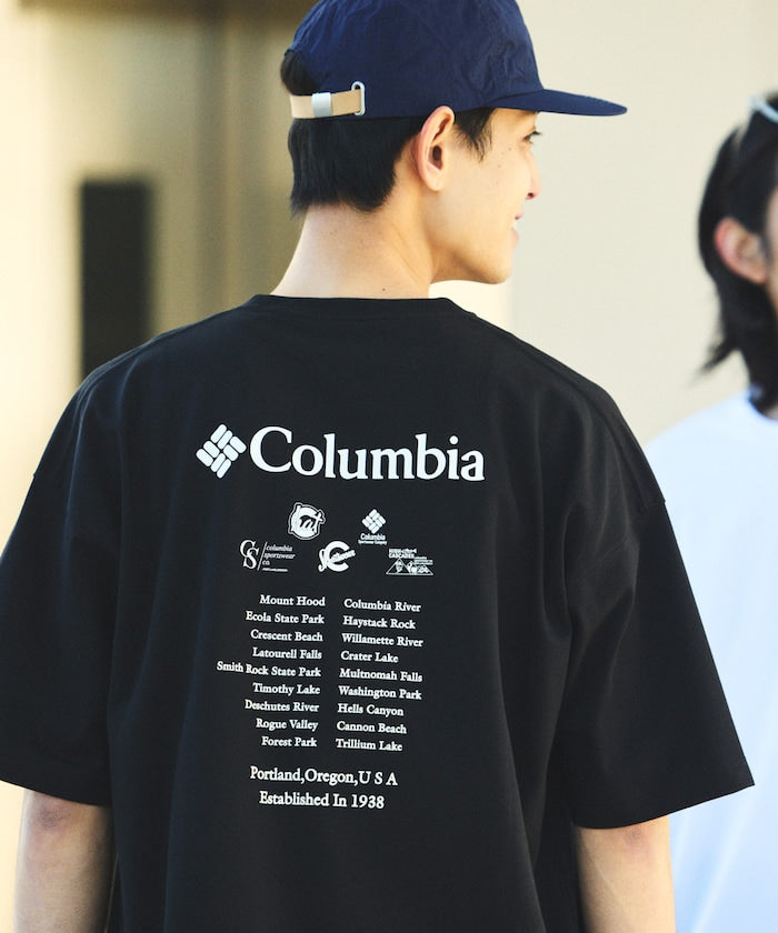Columbia × FREAK'S STORE Imperial Park Word Graphic Back Print Crew Neck T-Shirt 印花圓領T恤