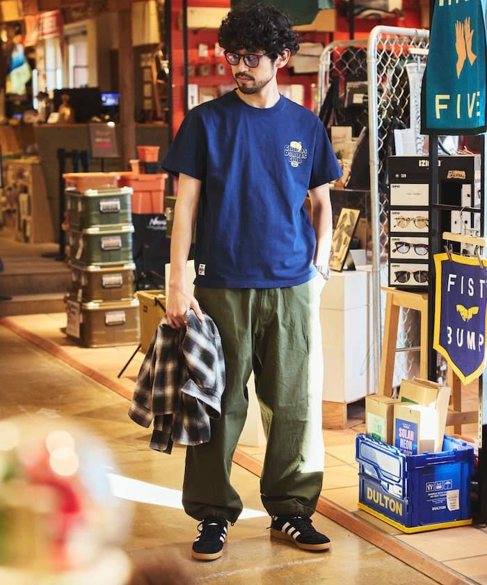 CHUMS x FREAK'S STORE back print crew neck T-shirt / DONUTS CLUB 印花短袖T恤
