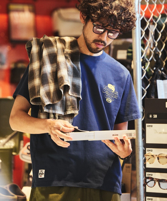 CHUMS x FREAK'S STORE back print crew neck T-shirt / DONUTS CLUB 印花短袖T恤