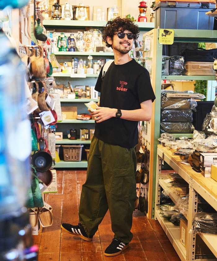 CHUMS x FREAK'S STORE back print crew neck T-shirt 限定印花短袖T恤