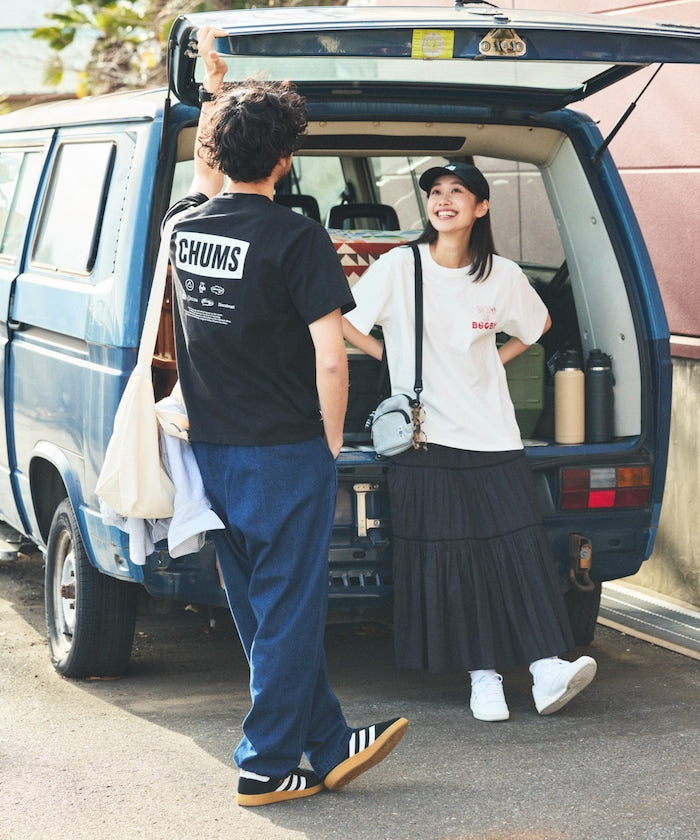 CHUMS x FREAK'S STORE back print crew neck T-shirt 限定印花短袖T恤