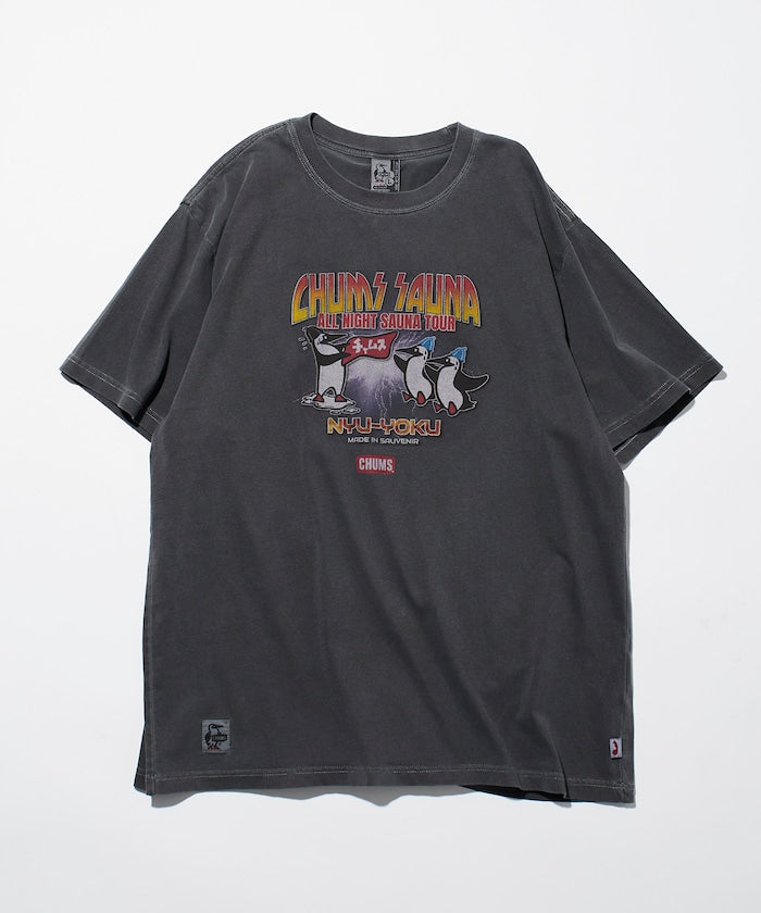 CHUMS限定 ALL NIGHT SAUNA TOUR 短袖T恤上衣