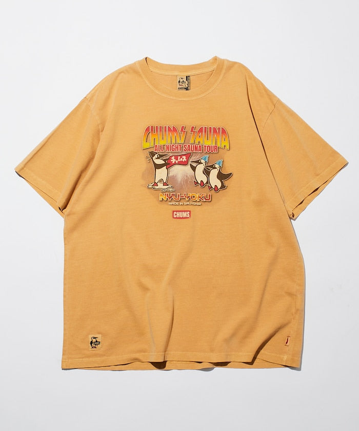 CHUMS限定 ALL NIGHT SAUNA TOUR 短袖T恤上衣