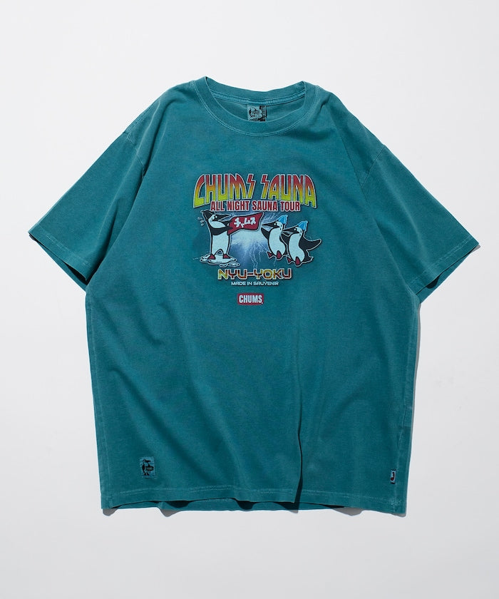 CHUMS限定 ALL NIGHT SAUNA TOUR 短袖T恤上衣
