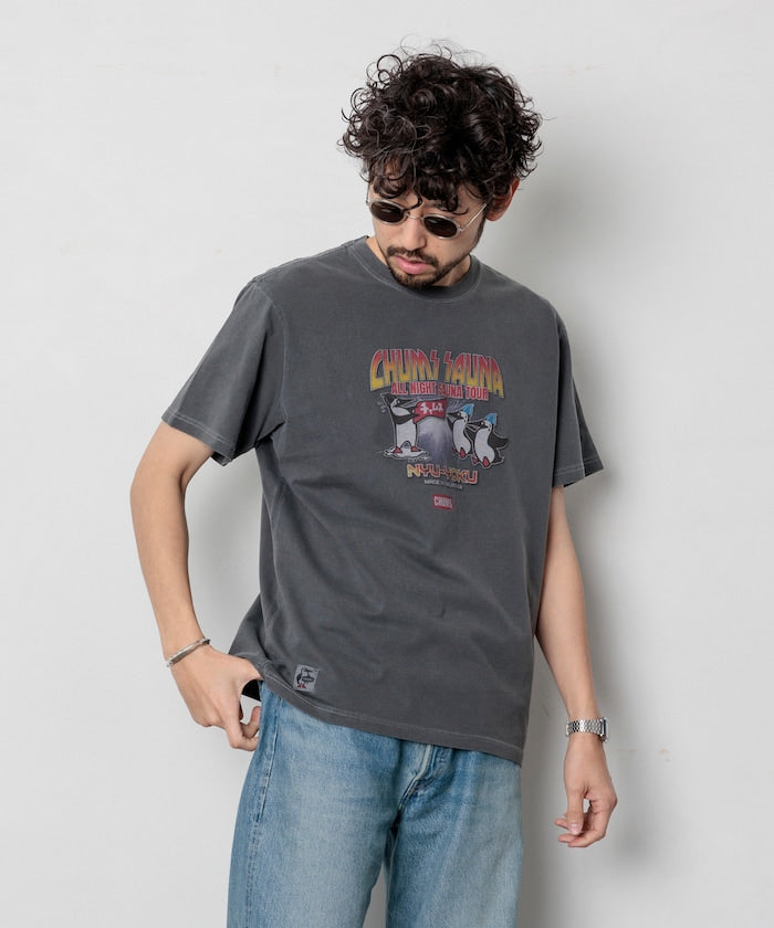 CHUMS限定 ALL NIGHT SAUNA TOUR 短袖T恤上衣