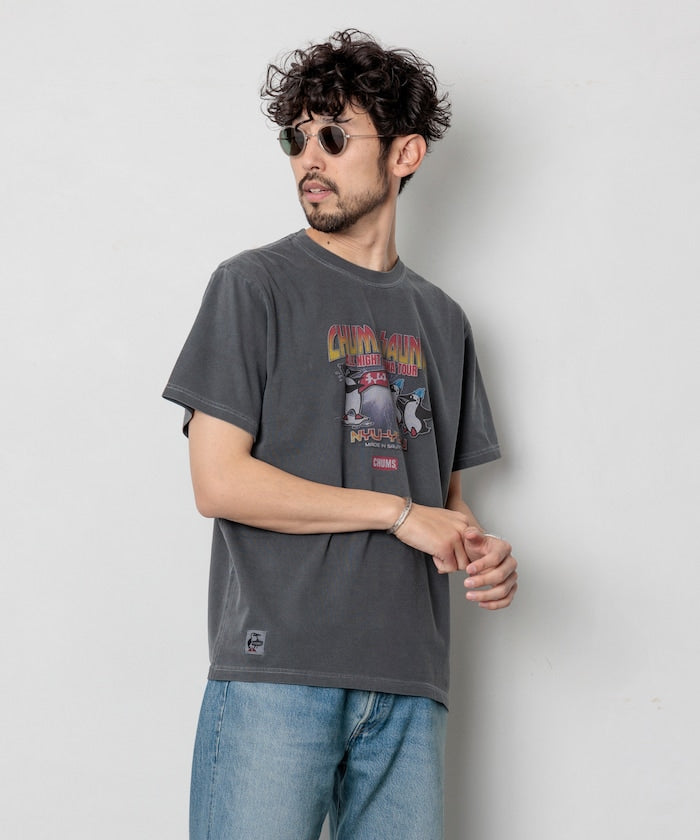 CHUMS限定 ALL NIGHT SAUNA TOUR 短袖T恤上衣