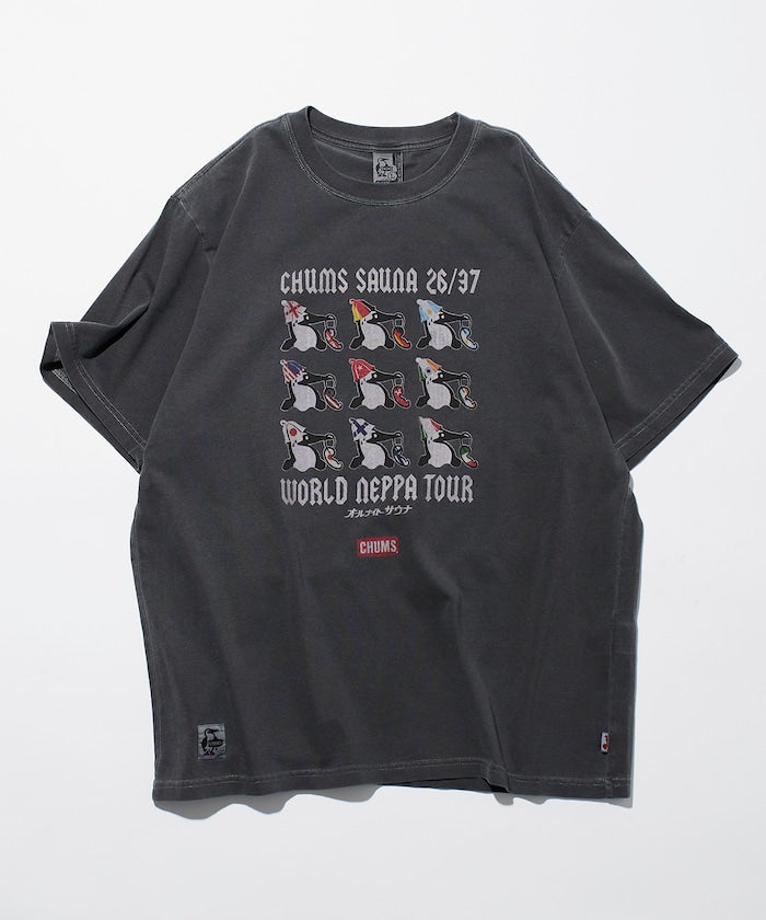CHUMS限定 WORLD NEPPA TOUR 短袖T恤上衣