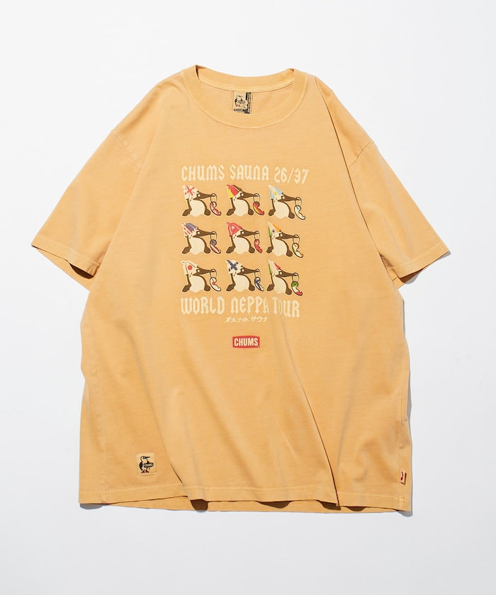 CHUMS限定 WORLD NEPPA TOUR 短袖T恤上衣