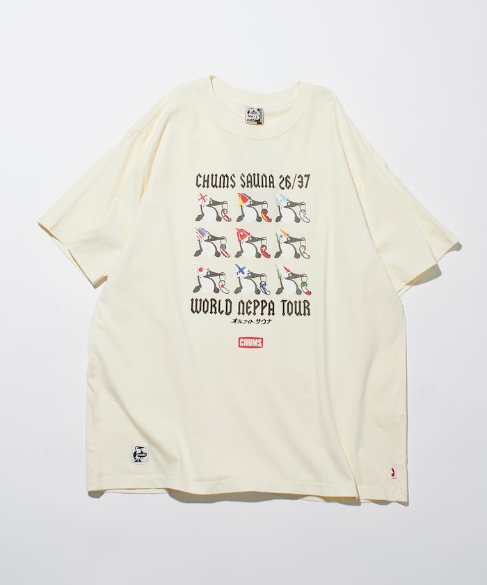 CHUMS限定 WORLD NEPPA TOUR 短袖T恤上衣