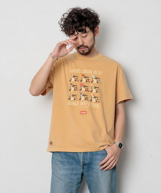 CHUMS限定 WORLD NEPPA TOUR 短袖T恤上衣