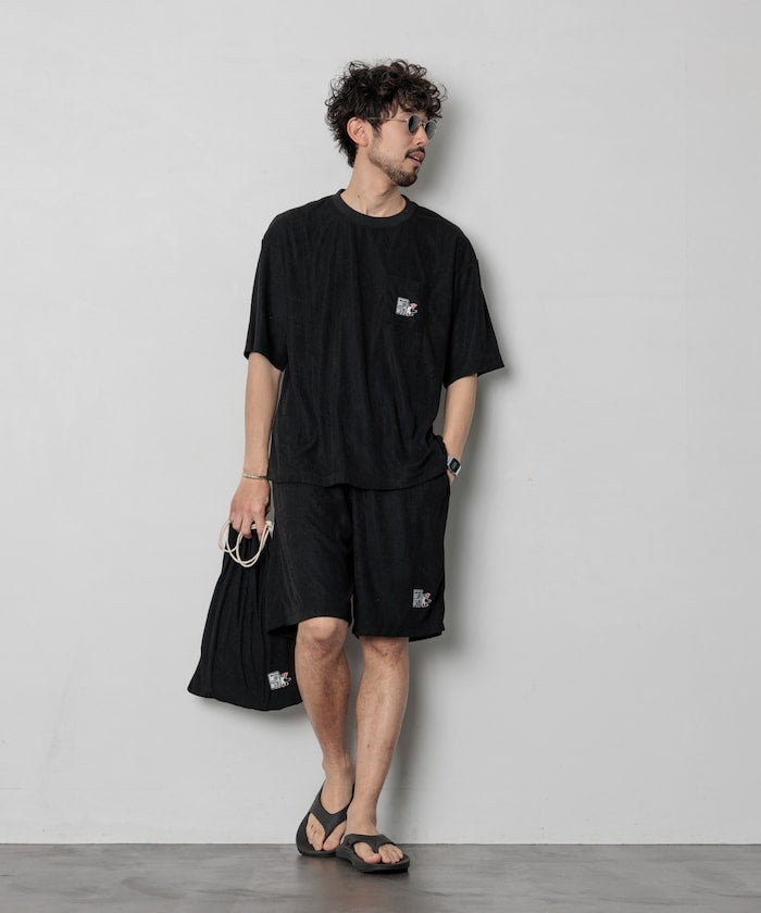 CHUMS限定 ALL NIGHT 37 毛巾布套裝(附束口袋)