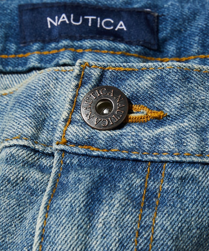 NAUTICA Super Wide Curve Double Knee Painter Pant 寬版錐形工裝單寧牛仔褲