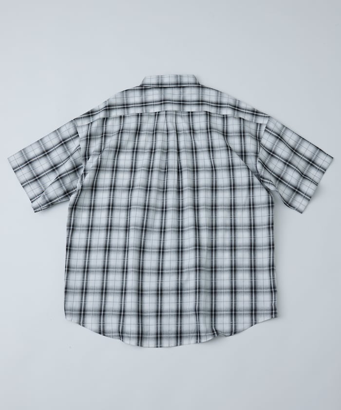 U.S. POLO ASSN. one-point embroidered check short sleeve shirt 限定刺繡格紋短袖襯衫