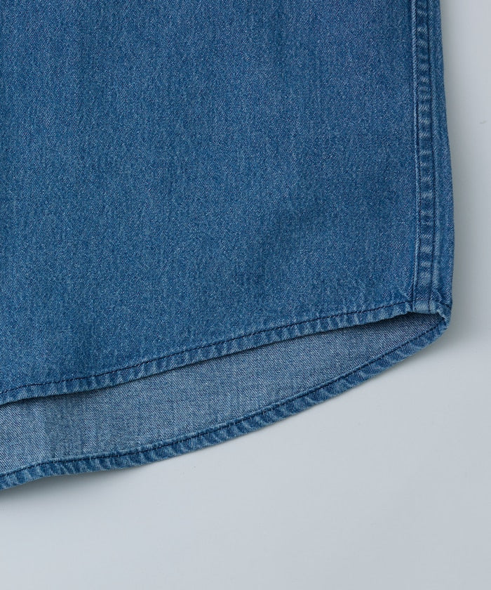 U.S. POLO ASSN. Custom embroidered denim short sleeve shirt  限定刺繡短袖襯衫