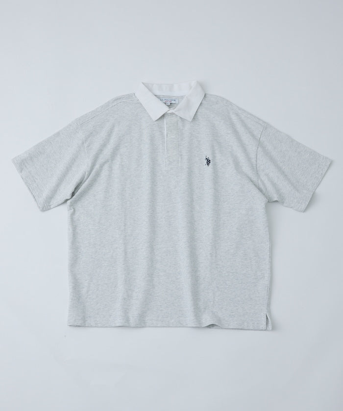 U.S. POLO ASSN. Custom-made embroidered rugby shirt 簡約刺繡Polo衫