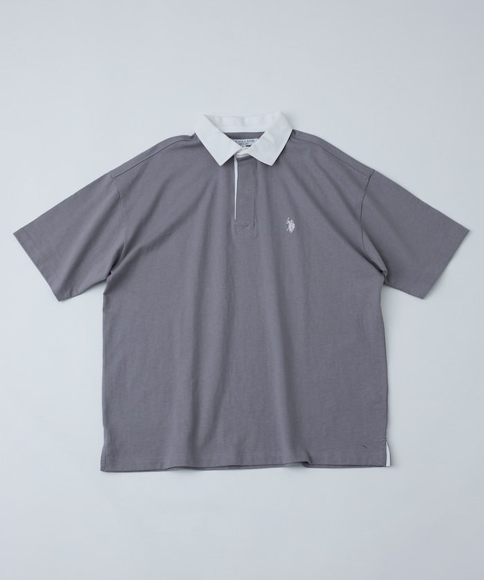 U.S. POLO ASSN. Custom-made embroidered rugby shirt 簡約刺繡Polo衫