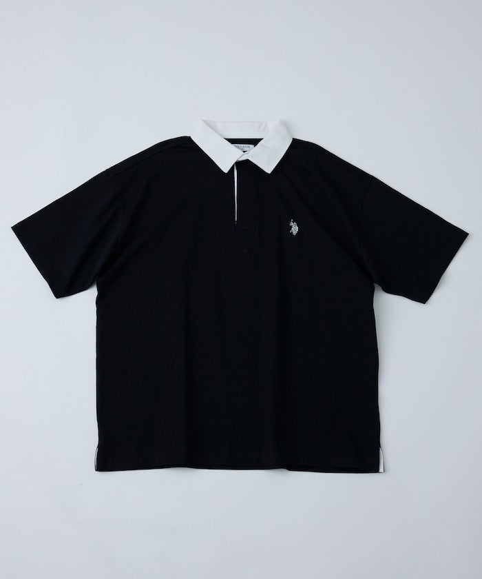 U.S. POLO ASSN. Custom-made embroidered rugby shirt 簡約刺繡Polo衫