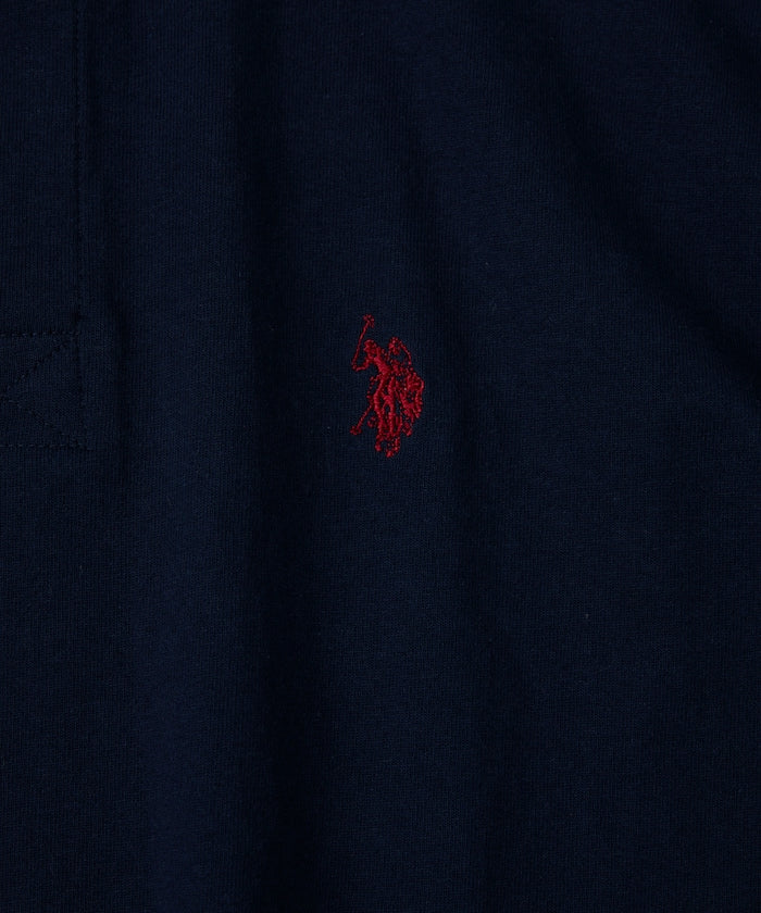 U.S. POLO ASSN. Custom-made embroidered rugby shirt 簡約刺繡Polo衫