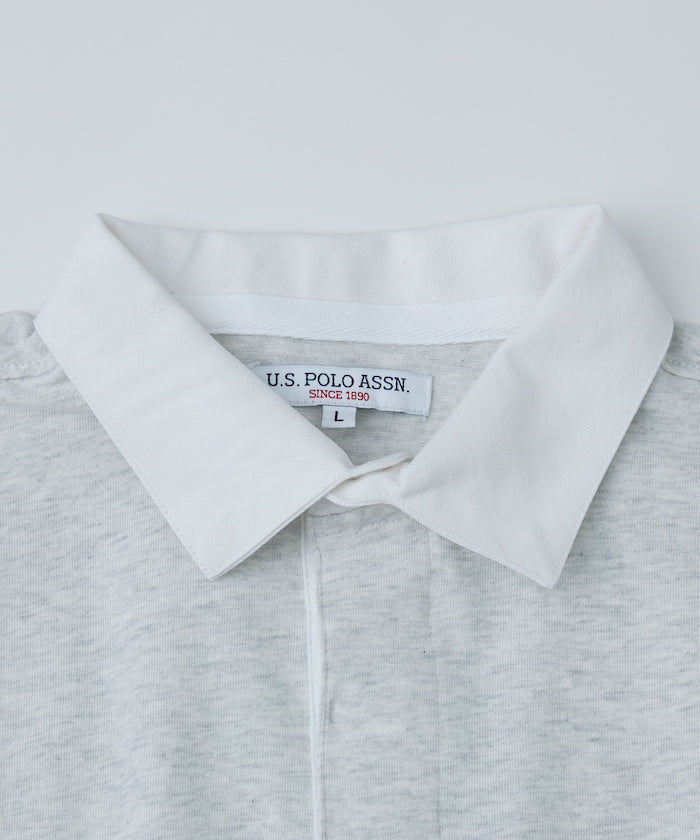 U.S. POLO ASSN. Custom-made embroidered rugby shirt 簡約刺繡Polo衫