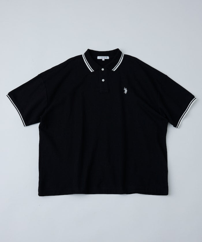 U.S. POLO ASSN. Special order pique line polo shirt 限定條紋Polo衫