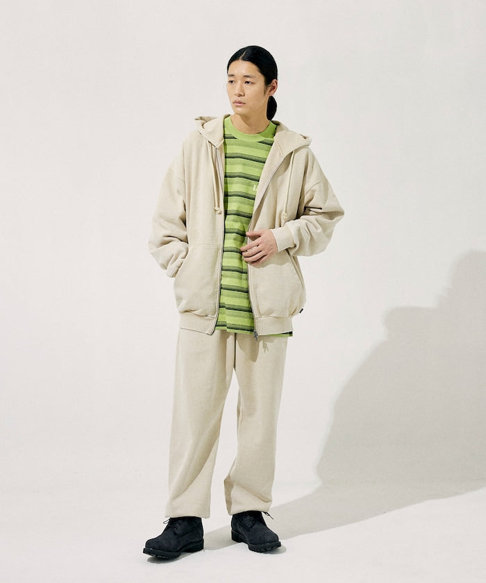NAUTICA 漂染復古Logo拉鍊連帽外套 Bleach Washed Hidden Logo Sweat Zip Hoodie