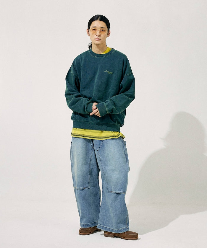 NAUTICA Super Wide Curve Double Knee Painter Pant 寬版錐形工裝單寧牛仔褲