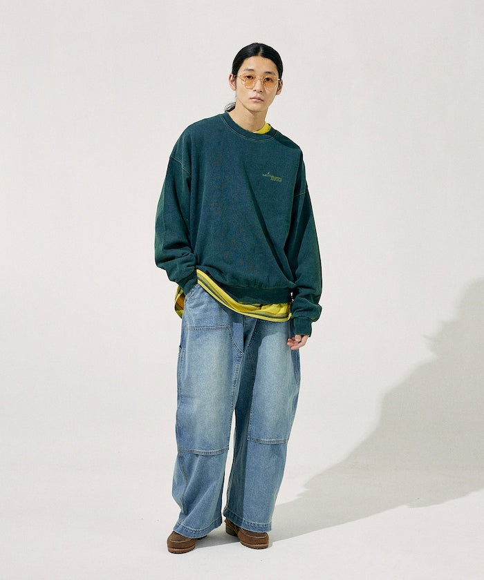 NAUTICA Super Wide Curve Double Knee Painter Pant 寬版錐形工裝單寧牛仔褲