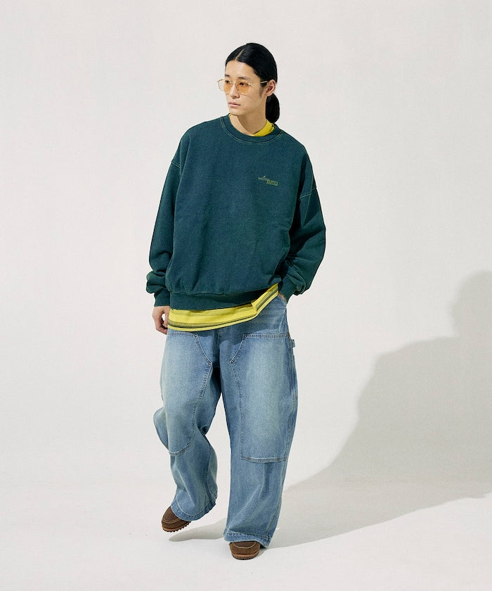 NAUTICA Super Wide Curve Double Knee Painter Pant 寬版錐形工裝單寧牛仔褲